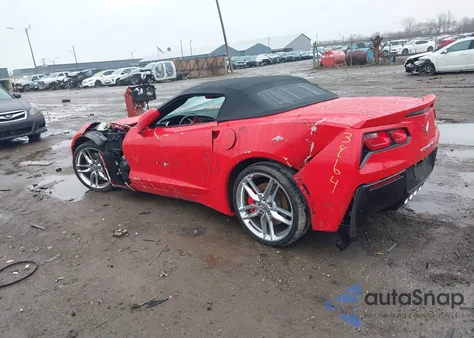 2014 Chevrolet Corvette Stingray Z51 z USA, uszkodzony, nr VIN 1G1YK3D77E5133864